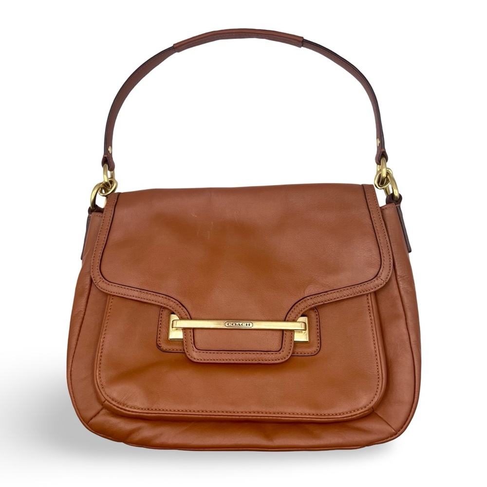 Vintage Coach Taylor Leather Flap Bag